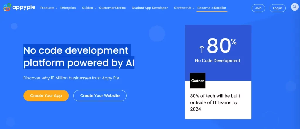 Appypie- AI-Powered No-Code Development Platform