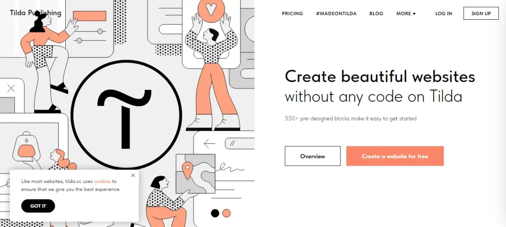 Tilda - Create website with no coding