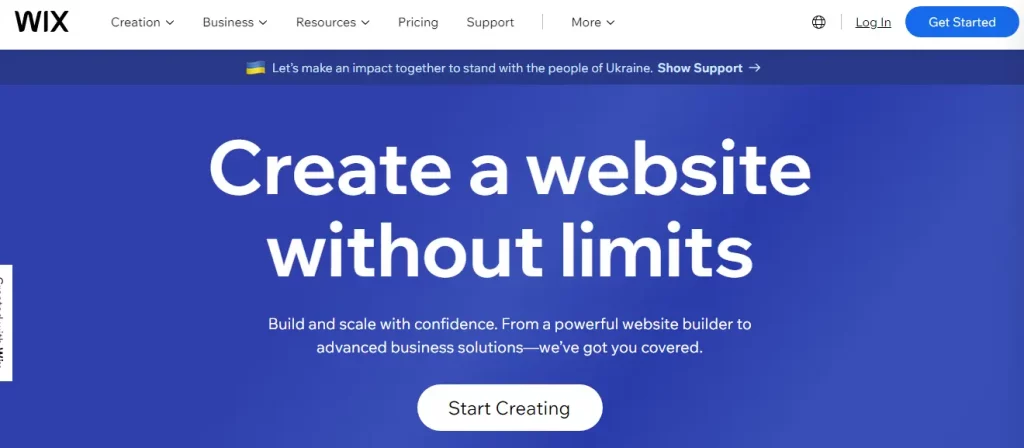 WIX- powerful website builder