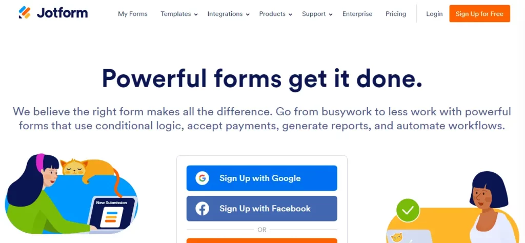 Jotform - online form builder
