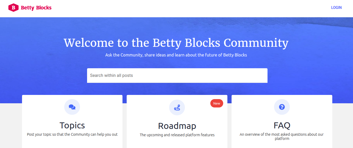 Betty Blocks Forum - NoCode Community