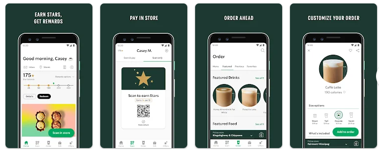 Starbucks mobile app