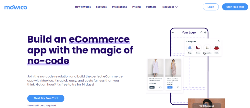 Mowico - NoCode eCommerce Platform