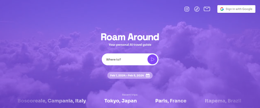 RoamAround.ai - Travel Planner