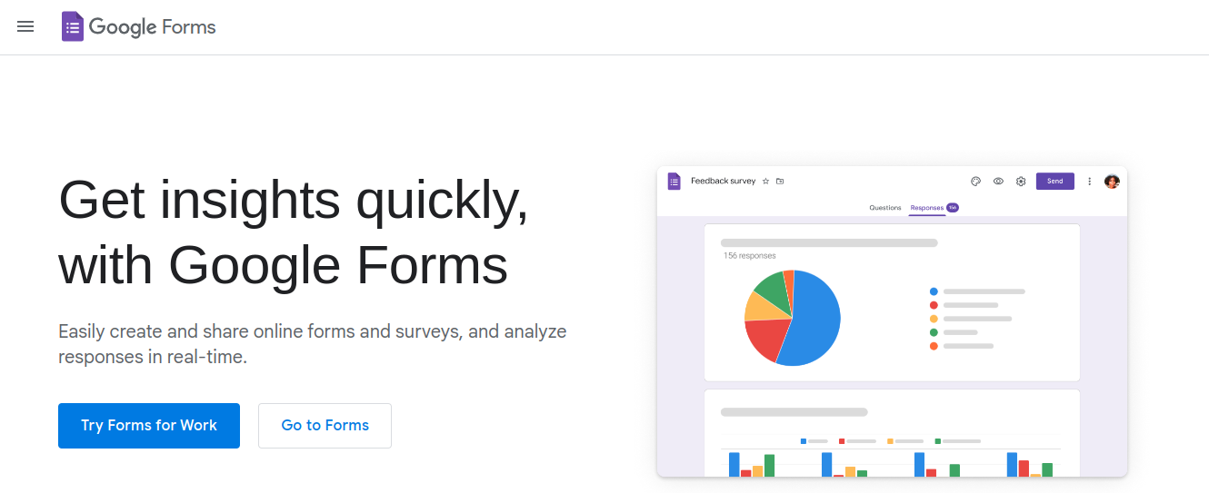 Google Forms - No-Code Online Form Builder