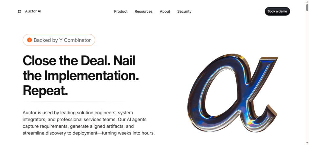 Auctor – AI Agent for SaaS Implementation