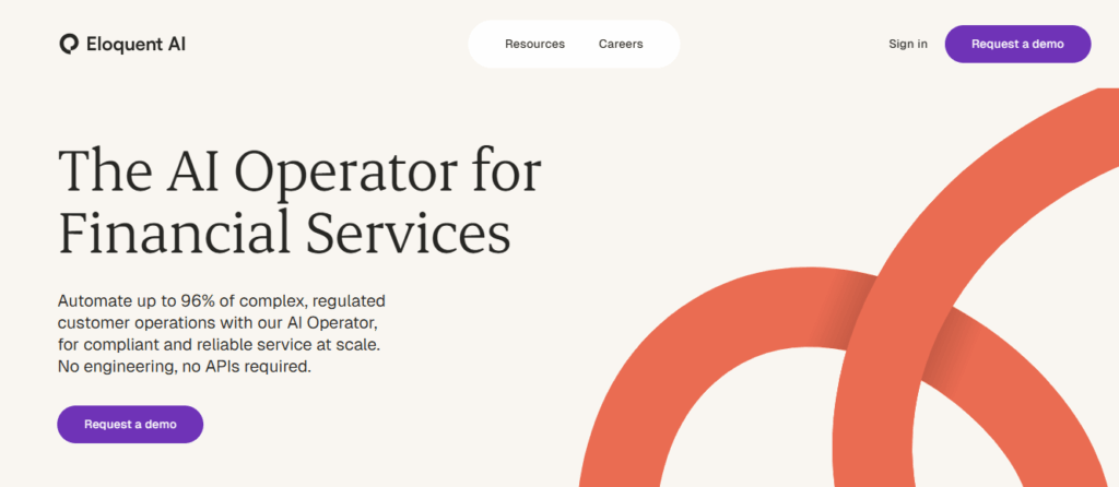 Eloquent AI – Autonomous Operator for Financial Services