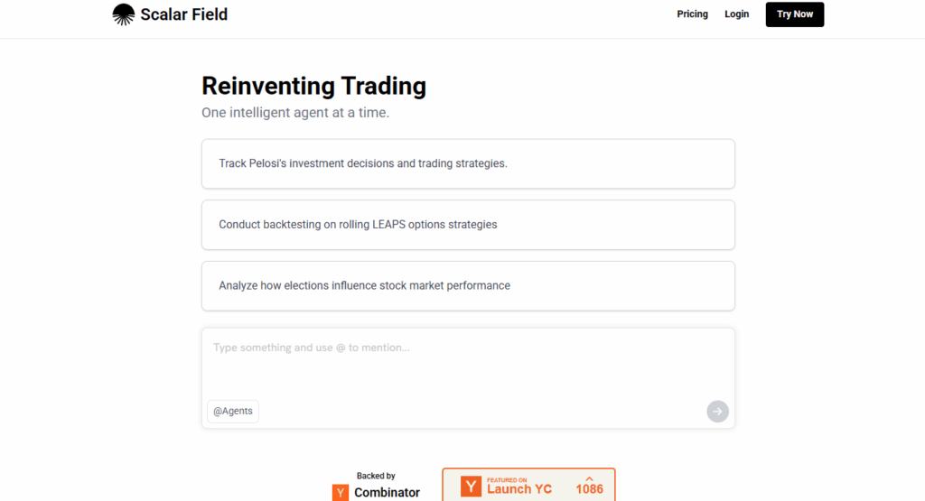 Scalar Field – AI-Powered Financial Terminal