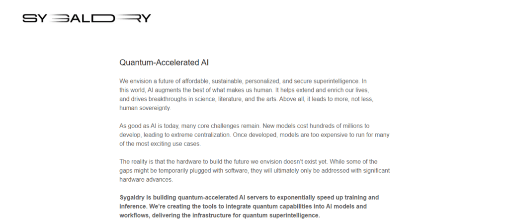 Sygaldry – Quantum-Accelerated AI Servers