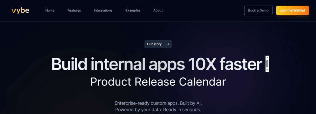 Vybe – “Vibe Coding” for Internal Apps