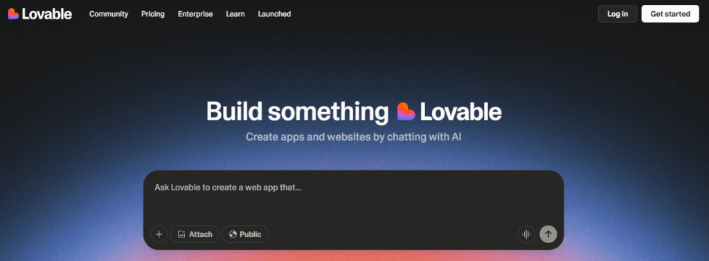 Lovable - Vibe Coding Tool