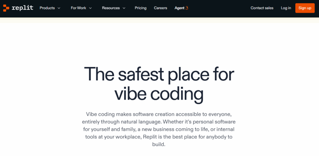 Replit - Vibe Coding tool